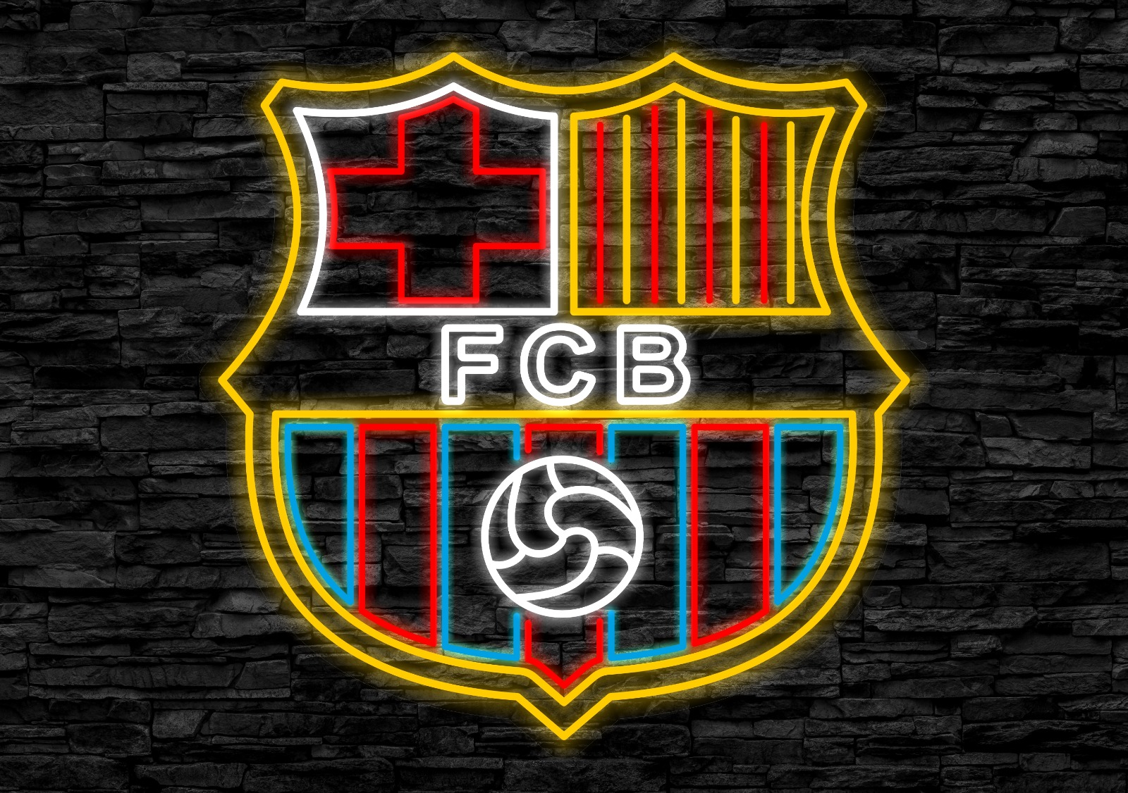 neon 5 NeonLed - Logo Barcelona - Imagen 1