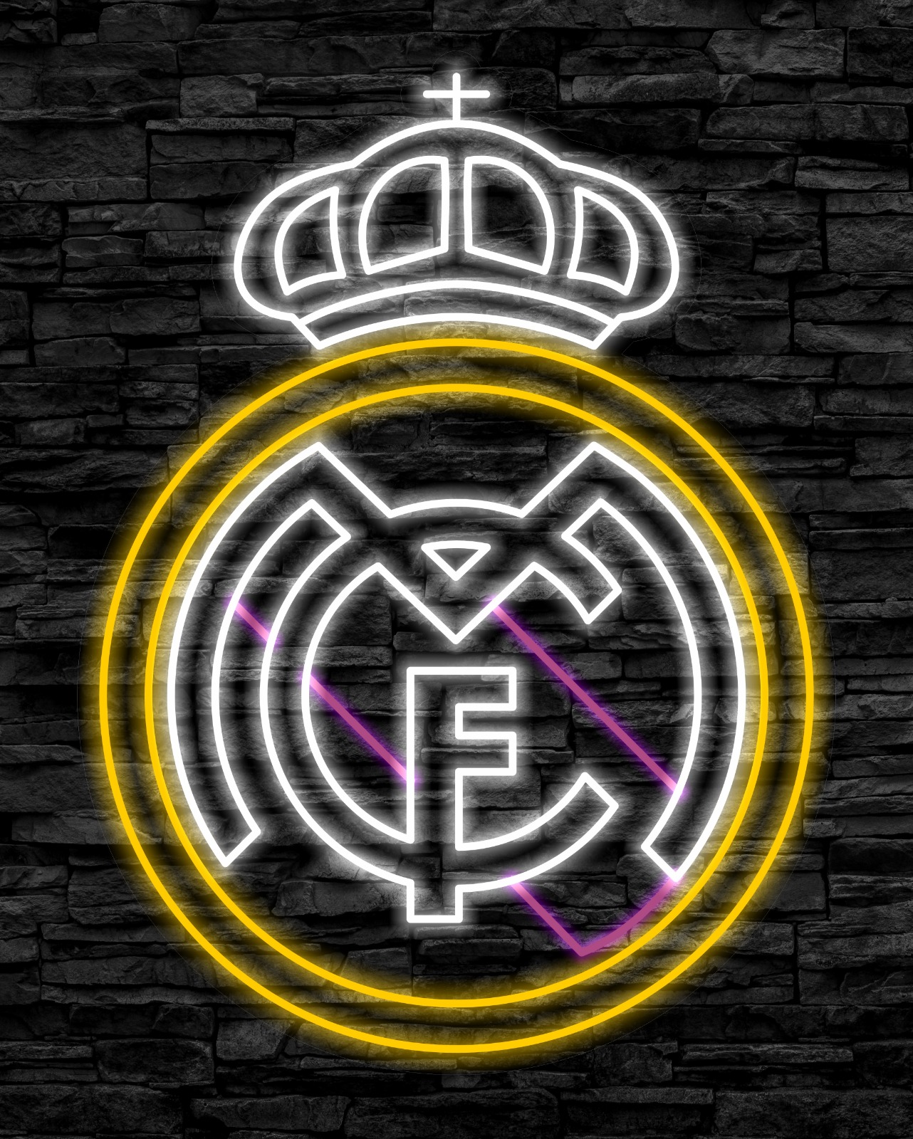 neon 9 NeonLed - Logo Real Madrid - Imagen 1